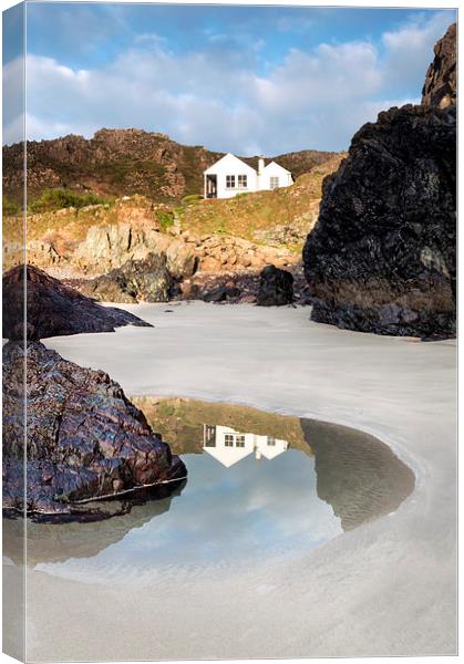 Kynance Cottages Canvas Print by Chris Frost