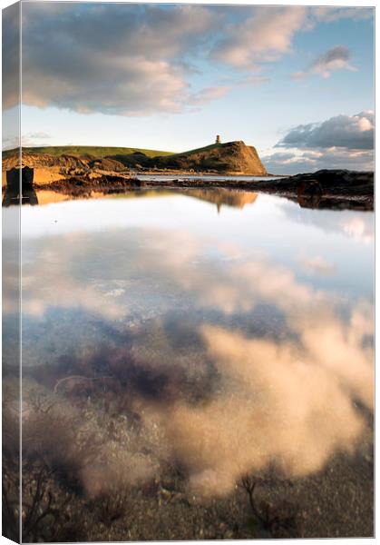 Clavell Tower Reflections Canvas Print by Chris Frost