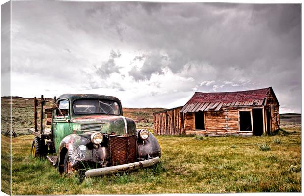 1939 Ford Truck @ Bodie, CA Canvas Print by Chris Frost