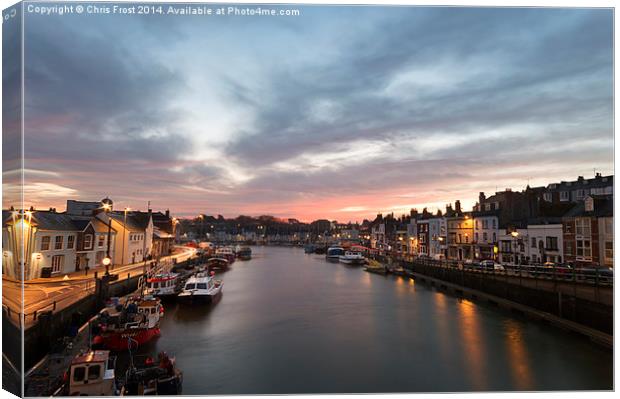  Weymouth Harbour Canvas Print by Chris Frost
