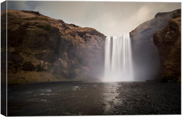The Mighty Skogafoss Canvas Print by Chris Frost