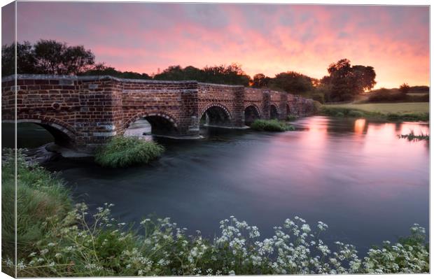 White Mill Bridge Canvas Print by Chris Frost