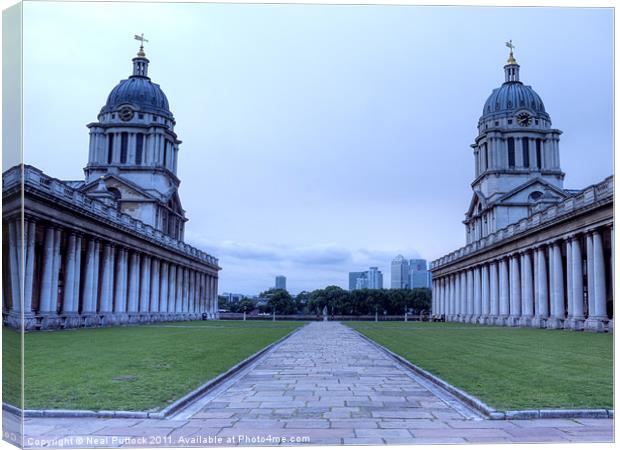 Greenwich Naval College Canvas Print by Neal P