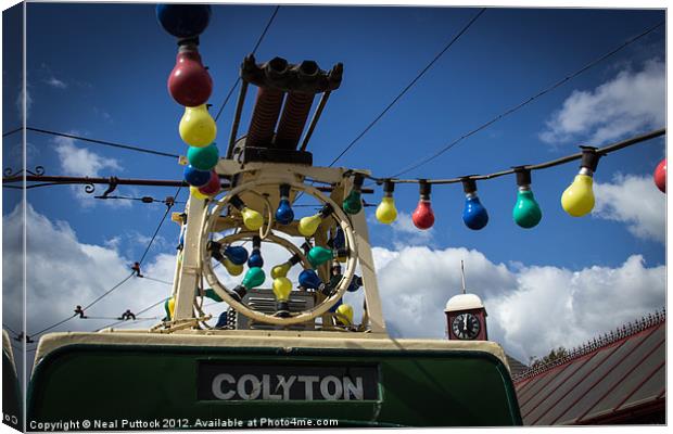 Tram to Colyton Canvas Print by Neal P