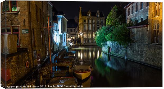 Bruges Canvas Print by Neal P