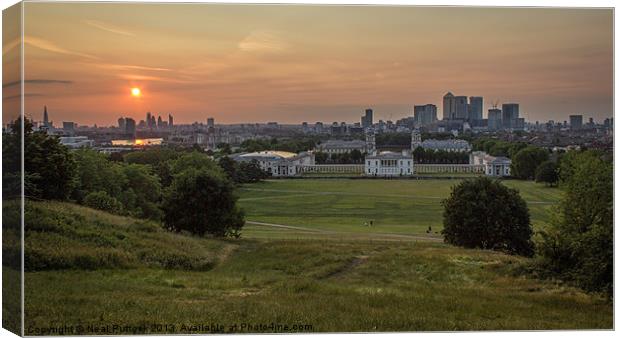 Greenwich Park Canvas Print by Neal P