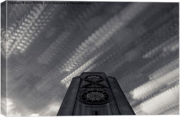 Clouds Over Oxo Canvas Print by Neal P