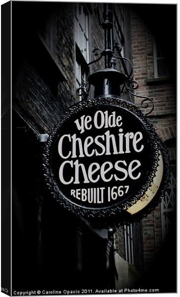 Ye Olde Cheshire Cheese Canvas Print by Caroline Opacic