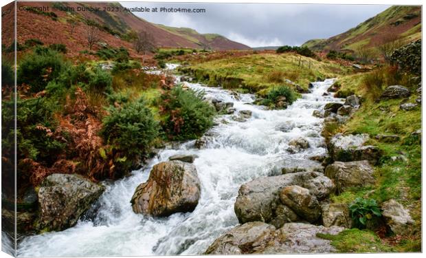 High Rannerdale Canvas Print by John Dunbar