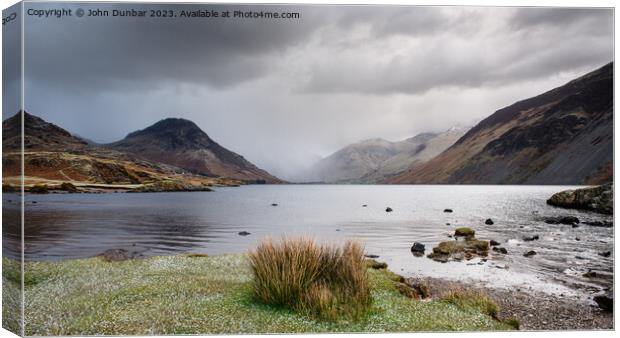 Changing Weather, Wastwater Canvas Print by John Dunbar