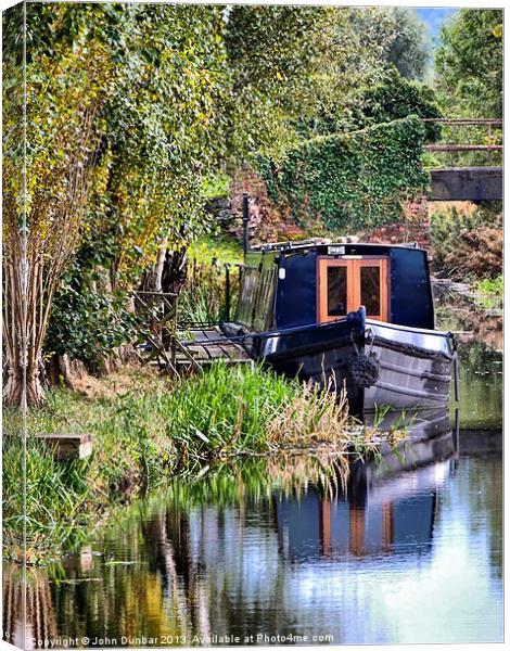 The Mooring Canvas Print by John Dunbar