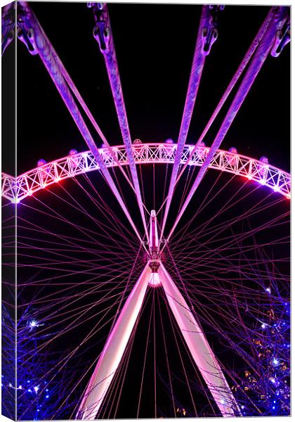 The London Eye Canvas Print by Phil Clements