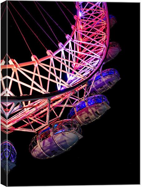 London Eye Pods Canvas Print by Phil Clements