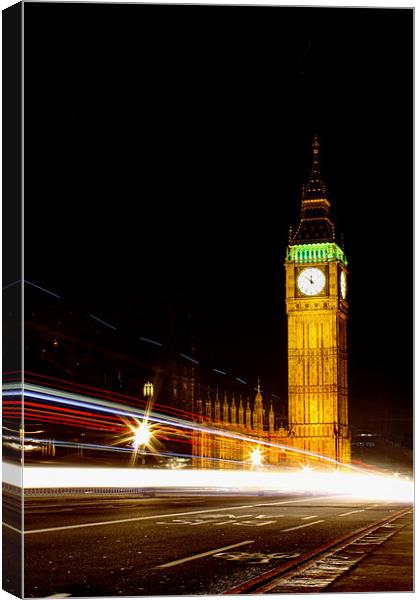 Westminster Clock Tower Canvas Print by Phil Clements