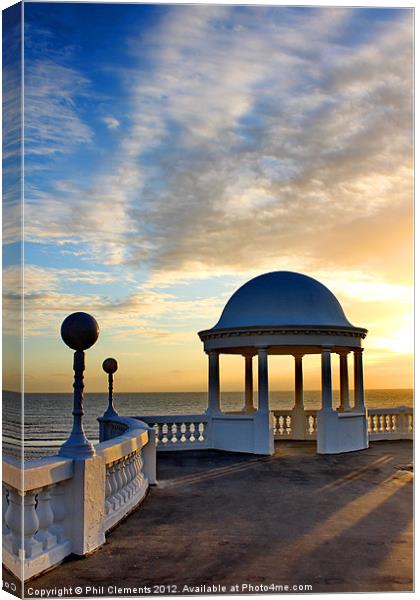 King George V Colonnade Bexhill Canvas Print by Phil Clements