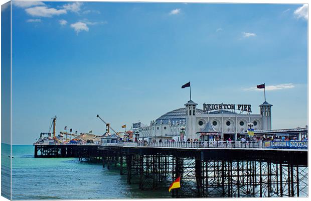 Brighton 'Palace' Pier Canvas Print by Phil Clements