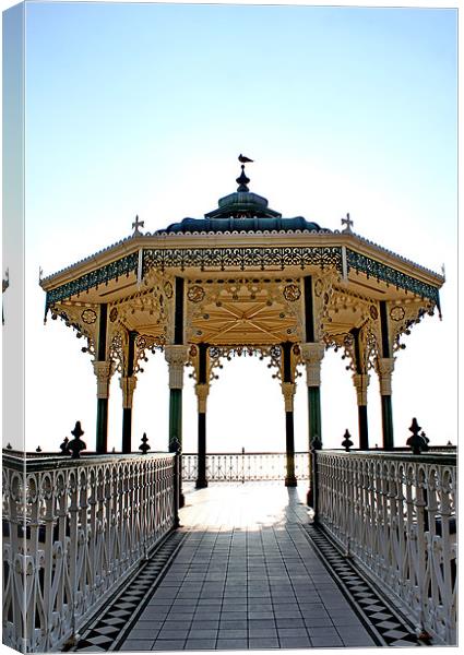 Brighton & Hove Bandstand Canvas Print by Phil Clements