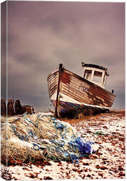 Fishing Boat Canvas Print by Phil Clements