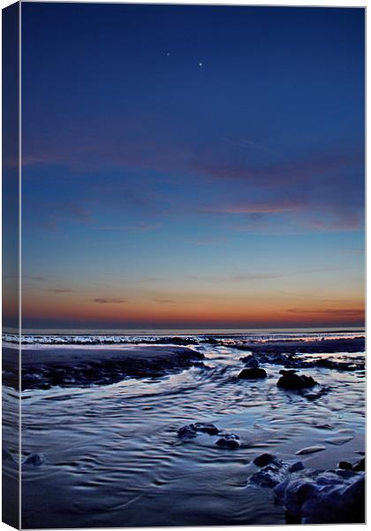 Birling Gap, Jupiter and Venus Canvas Print by Phil Clements