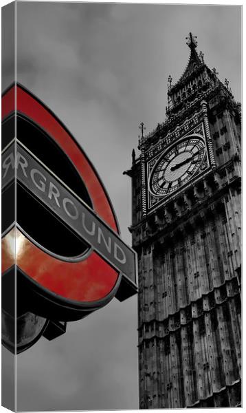 Westminster Clock Tower Canvas Print by Phil Clements