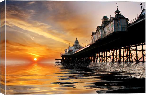 Eastbourne Pier Sunrise Canvas Print by Phil Clements