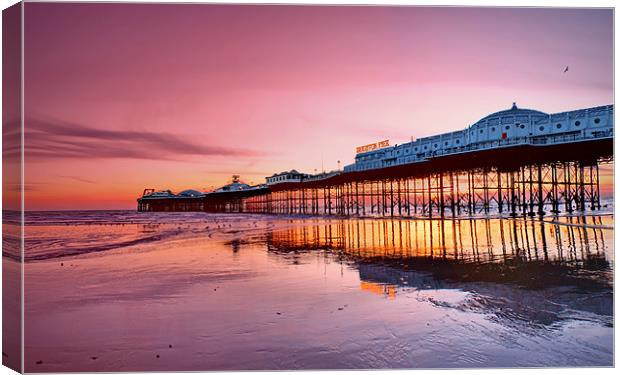 Brighton Pier Canvas Print by Phil Clements