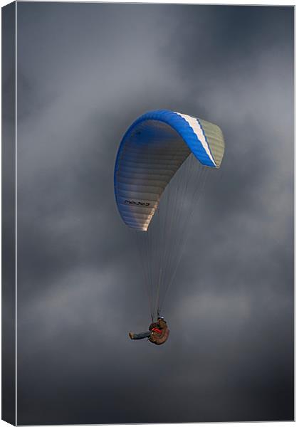 Paragliding Canvas Print by Phil Clements