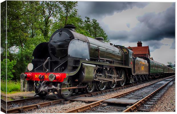 Bluebell Railway Maunsell S15 No847 Canvas Print by Phil Clements