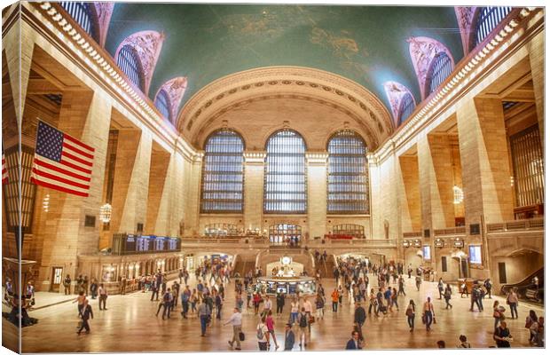Grand Central Station New York City Canvas Print by Phil Clements