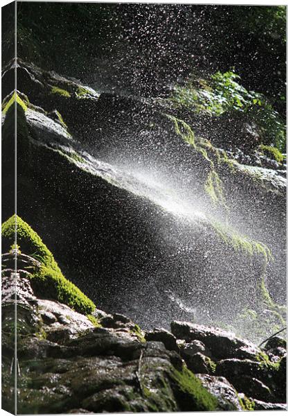 Cascade of Herisson Canvas Print by Nick Fulford