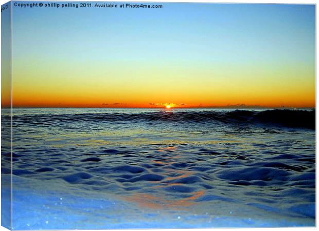Foamy sunrise Canvas Print by camera man