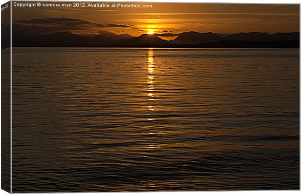 Ben Nevis Sunrise Canvas Print by camera man