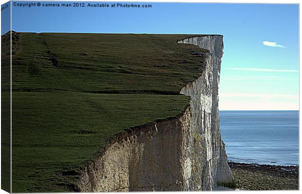 The Cliff Canvas Print by camera man