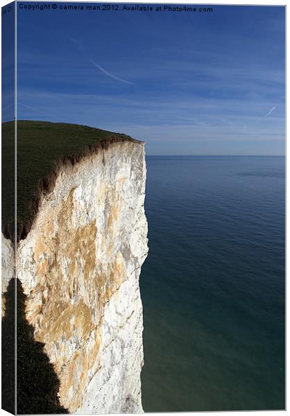 Cliff''s Edge Canvas Print by camera man