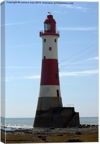 Beach Head Lighthouse Canvas Print by camera man