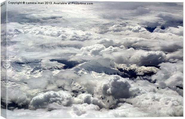 White Alps Canvas Print by camera man