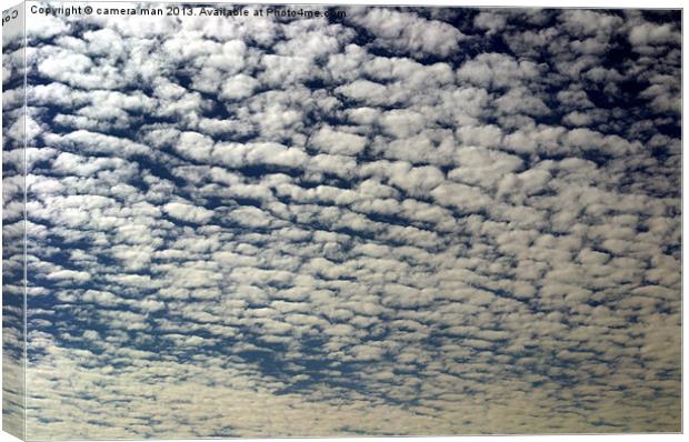 Simply Clouds Canvas Print by camera man