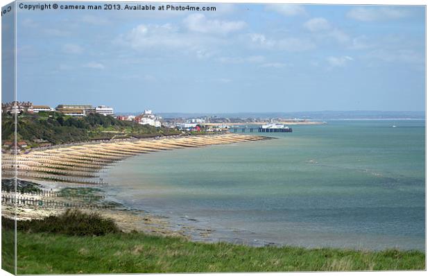 Eastbourne View Canvas Print by camera man