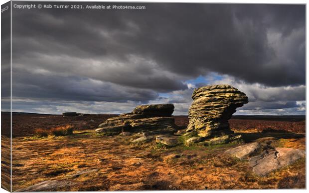 The Ox Stones. Canvas Print by Rob Turner