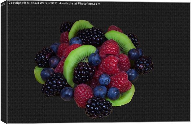 Summer Fruit Medley Canvas Print by Michael Waters Photography