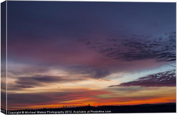 Last 2012 Sunrise Canvas Print by Michael Waters Photography