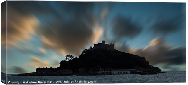 St Michaels mount Canvas Print by Andrew Driver