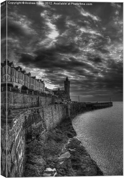 Clocktower terrace Canvas Print by Andrew Driver