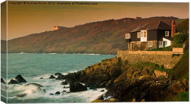 Sunrise Cove Canvas Print by Andrew Driver