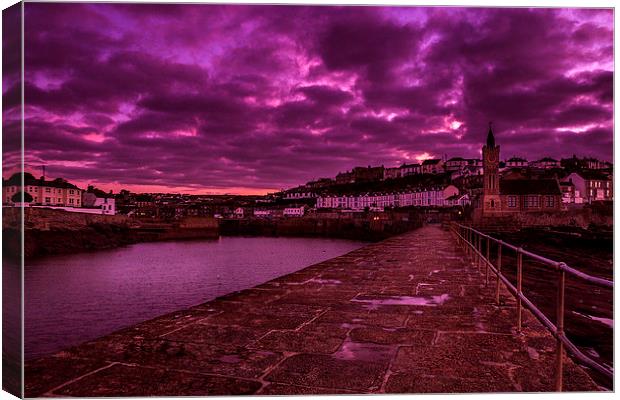 Harbour at dawn Canvas Print by Andrew Driver