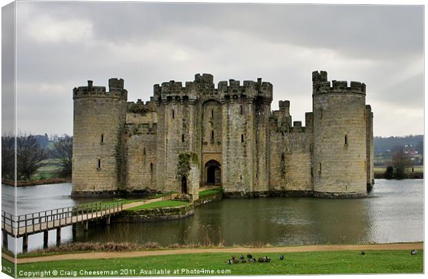 Bodiam Castle Canvas Print by Craig Cheeseman