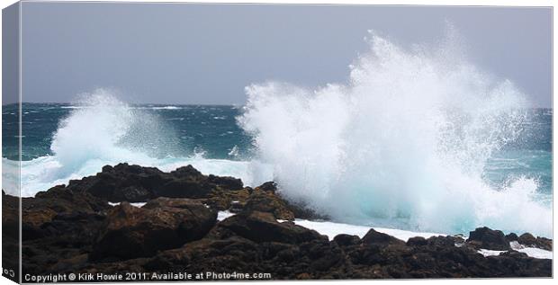 On the rocks Canvas Print by Kirk Howie