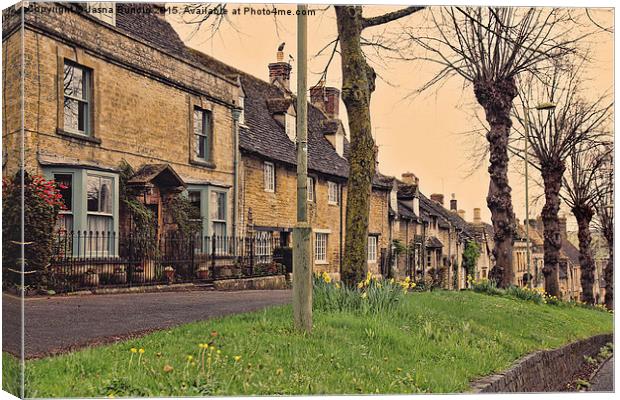 Burford Cotswolds  Canvas Print by Jasna Buncic