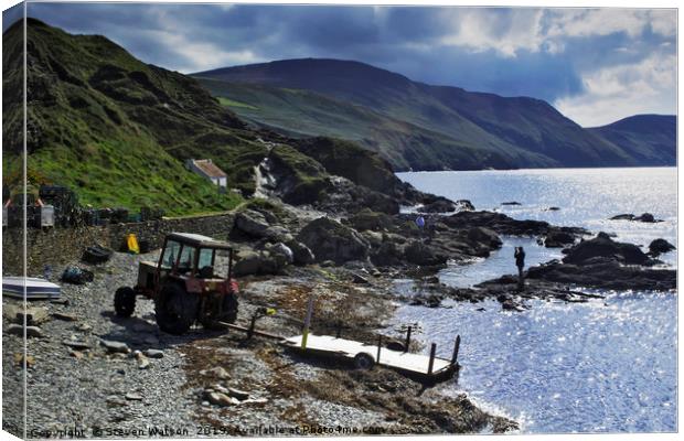 At Niarbyl Canvas Print by Steven Watson