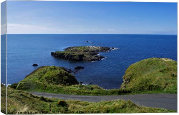 Niarbyl Point Canvas Print by Steven Watson